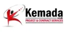 Logo for Kemada Project & Contract Services, with a stylized red 