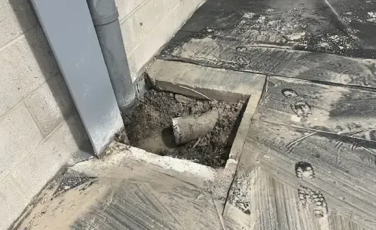 square floor drain