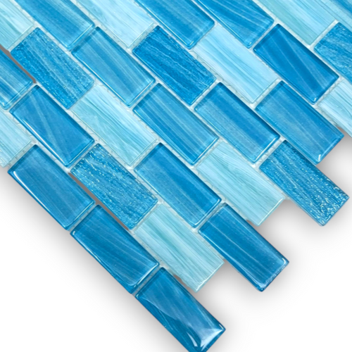 Ripple Series pool glass tile