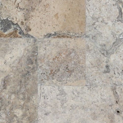 Silver Blend tumbled pavers