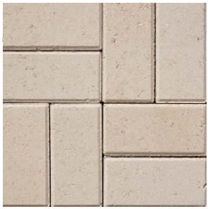Coral brick paver color swatch