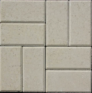 Sand tone brick paver swatch