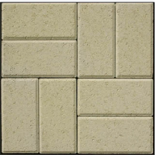 Sandstone brick paver color swatch