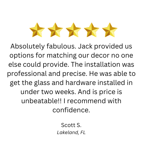 custom glass services lakeland fl