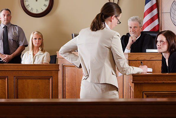 Lawyer Talking To A Victim — St. Minneapolis, MN — Absolute Bail Bonds