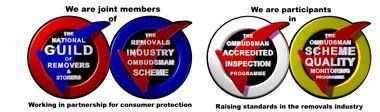 Moving Services - Milton Keynes - M K Removals - association logos