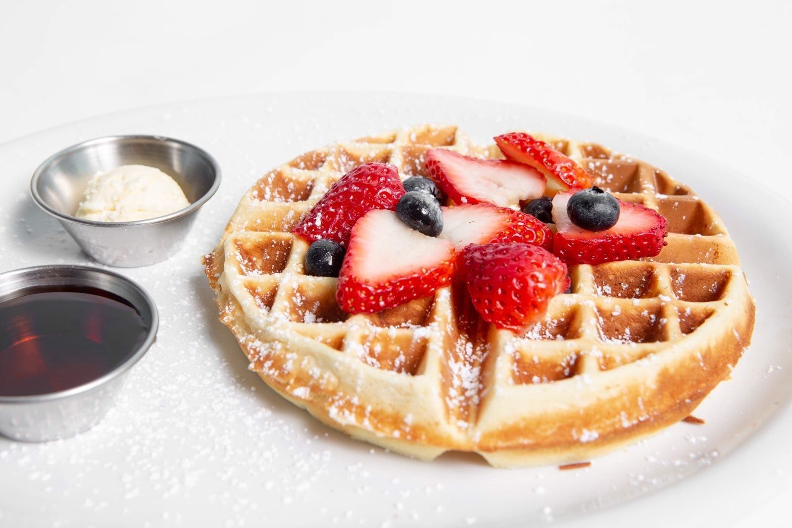Waffles at Pacific Cafe