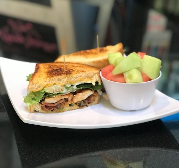 Tasty sandwich at Pacific Cafe
