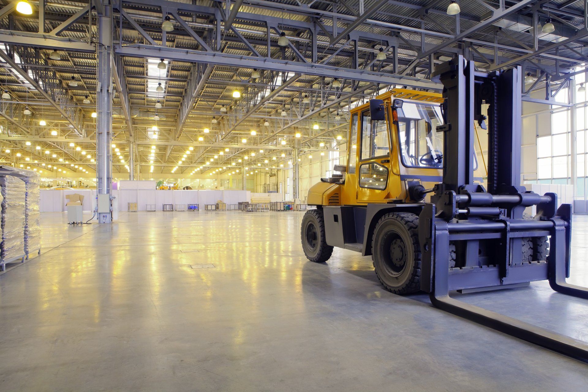 Yellow Forklift Truck - Bakersfield, CA - A1 Battery