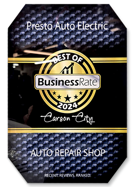 Presto auto electric auto repair shop has been named the best business rate in carson city.