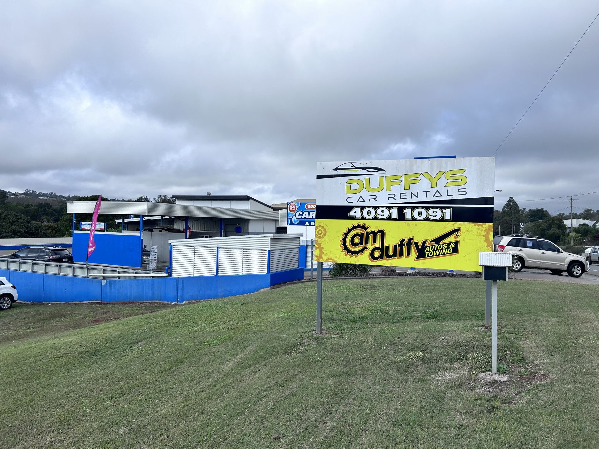 Billboard of mechanic business— Cam Duffy Autos In Atherton, QLD
