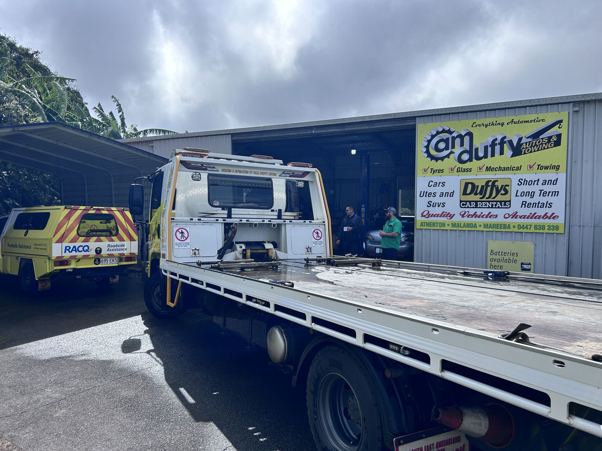 Back of tow truck— Cam Duffy Autos In Atherton, QLD