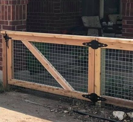 Screened Wooden Gate — Georgetown, TX — GTX FENCE