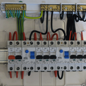 A bunch of wires are connected to a circuit board