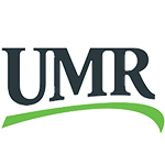 The umr logo is black and green with a green stripe.