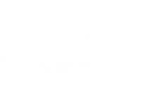 Hljómahöll logo / merki, hvít táknmynd og texti á svörtum grunni. Menningar-, tónlistar- og ráðstefnuhús í Reykjanesbæ.