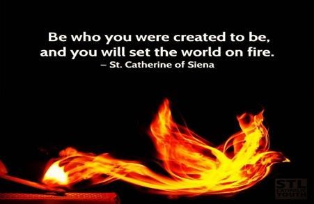 COT20 On fire Catherine of Siena