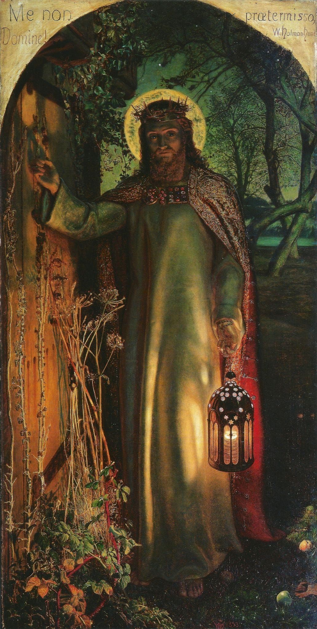 Picture of Jesus at door