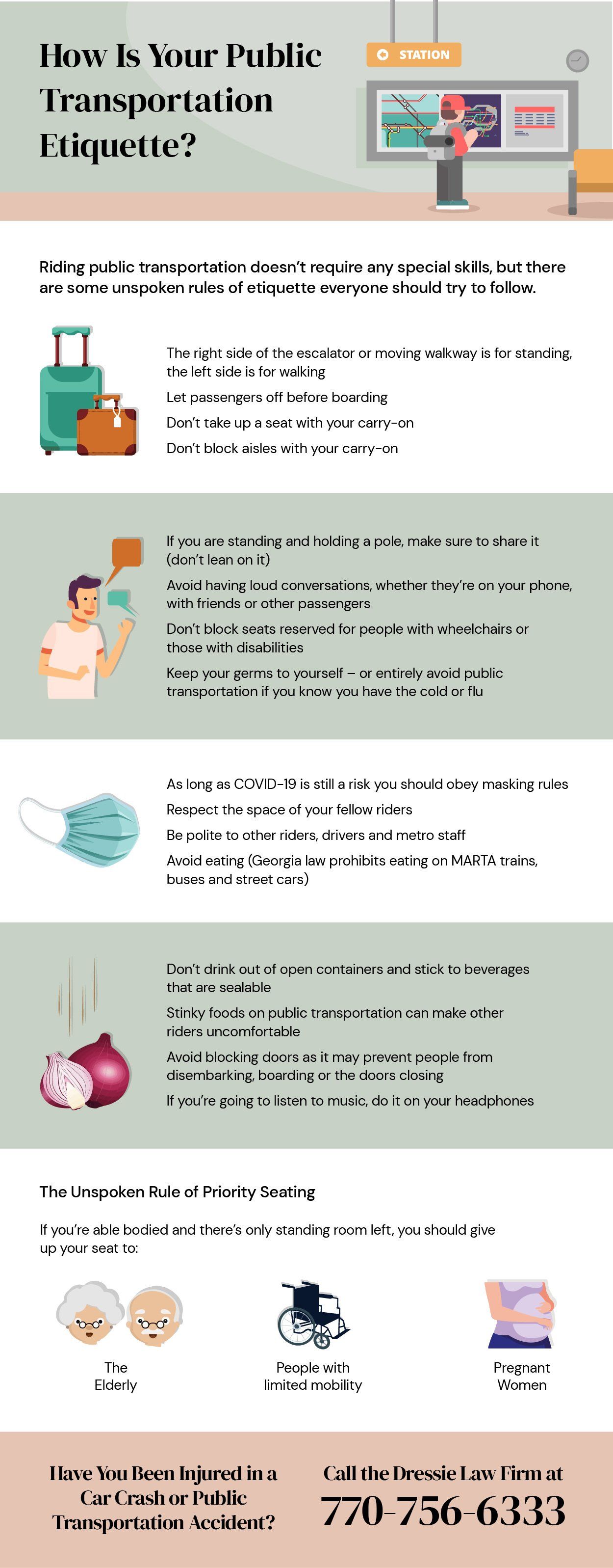 How Is Your Public Transportation Etiquette? Dressie Law Firm