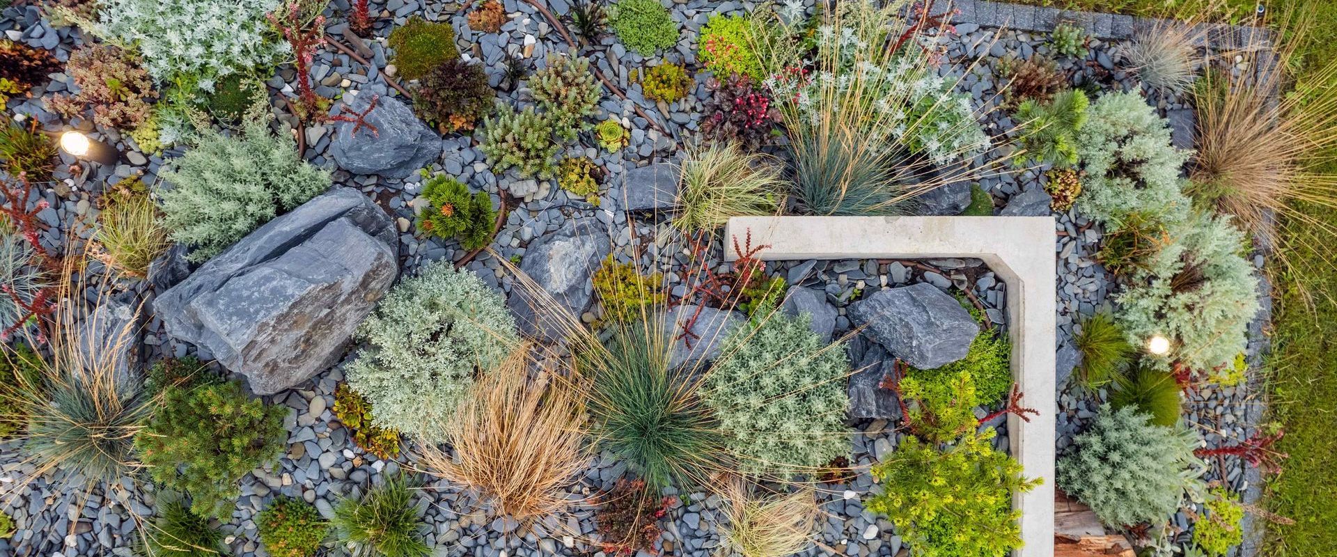 Xeriscape Garden With Decomposed Granite