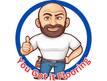 A cartoon of the best Carpet and flooring repair man in MA & RI with a beard giving a thumbs up.