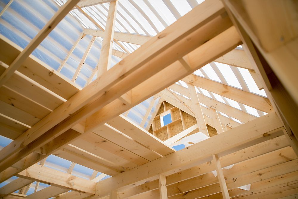Wooden Framing of a House Under Construction — Brayden Stewart Building In Forster, NSW