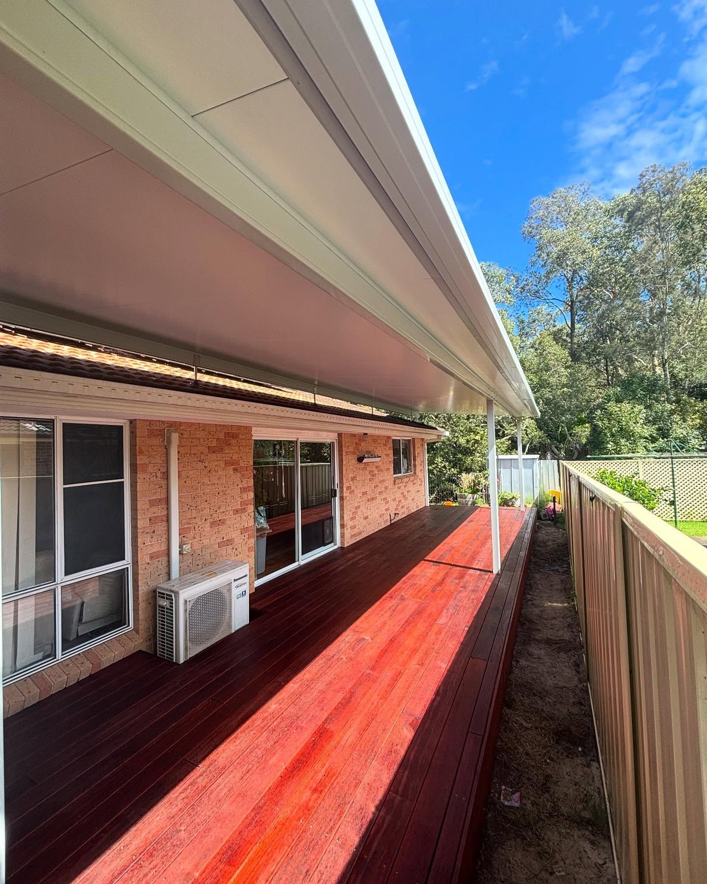Red Deck Under a White Roof — Brayden Stewart Building In Tuncurry, NSW