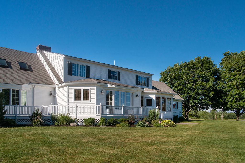 view of a building from the garden