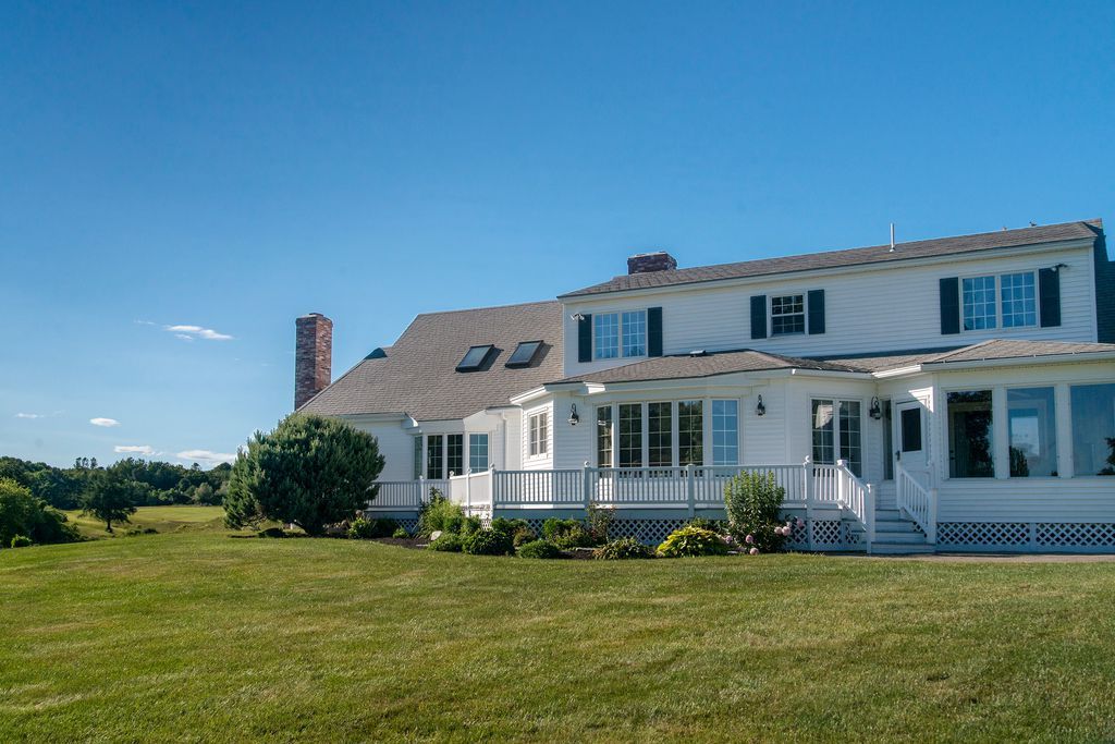 view of a building from the garden