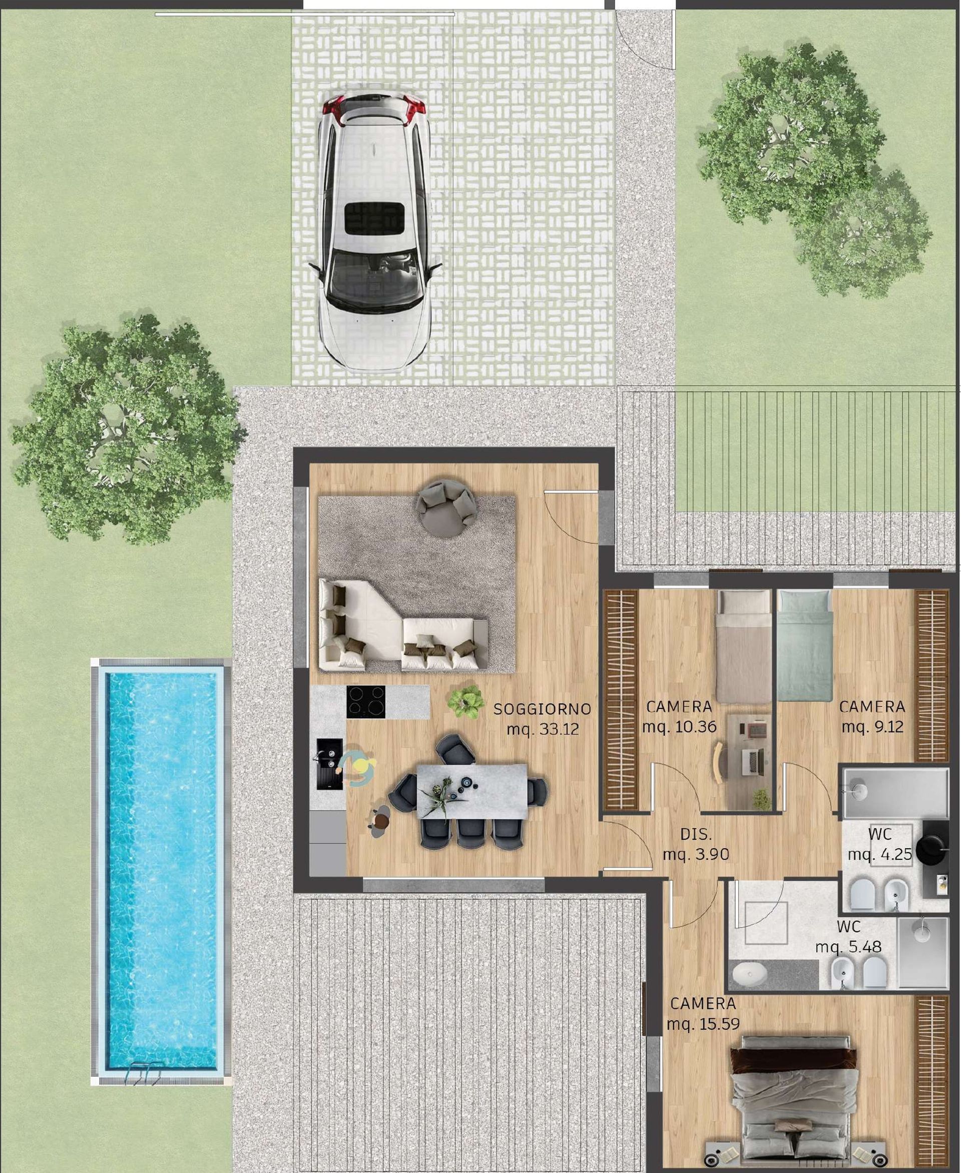 Habitat 36, Bologna, CS costruzioni