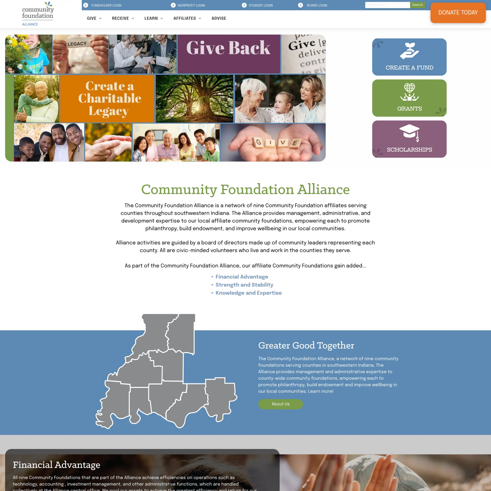 A website called food made with love in the heart of downtown red bud