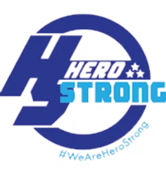 A blue circular logo featuring a stylized 