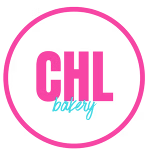 A circular pink border surrounds the hot pink text 