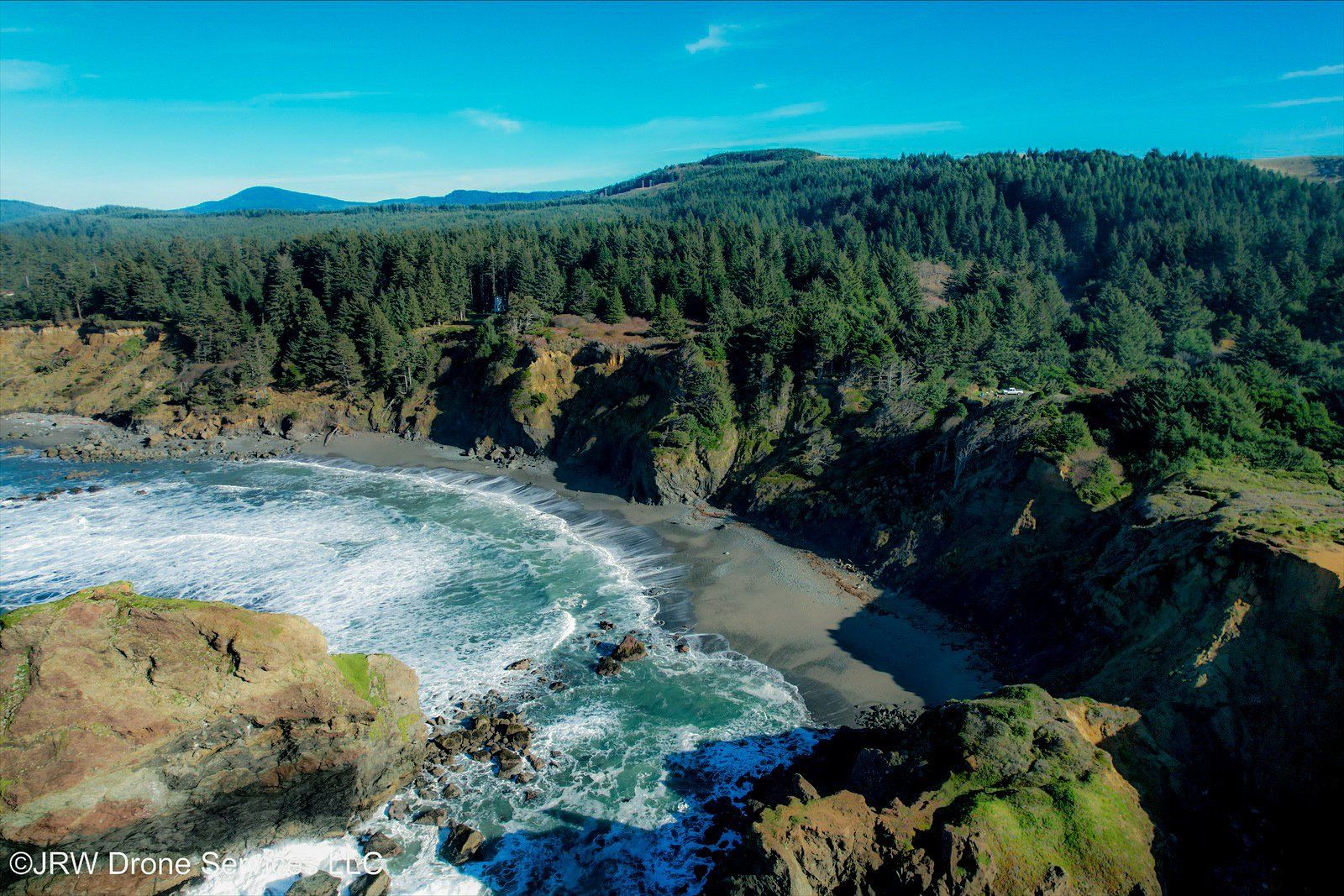 Woods Near Sea — Gold Beach, OR — JRW Drone Services LLC