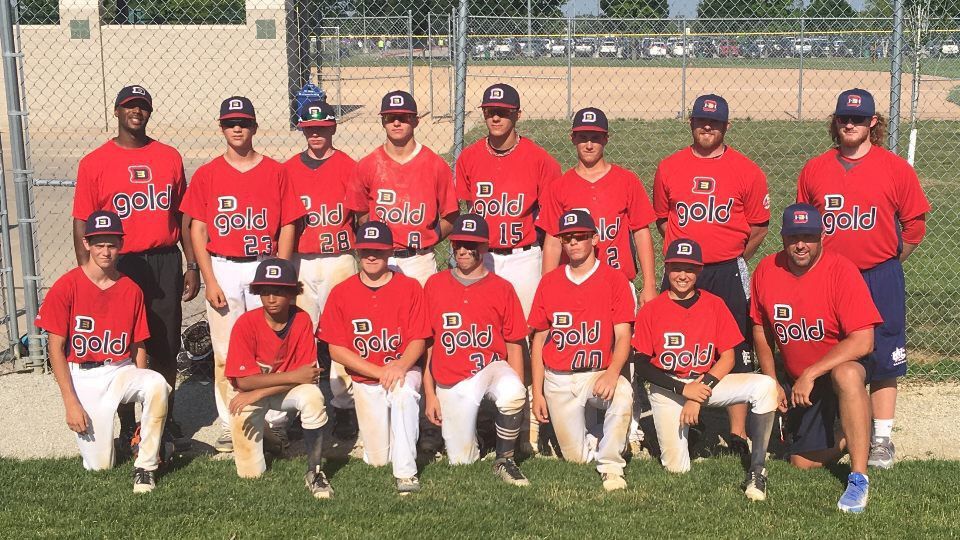 Gold Baseball Team