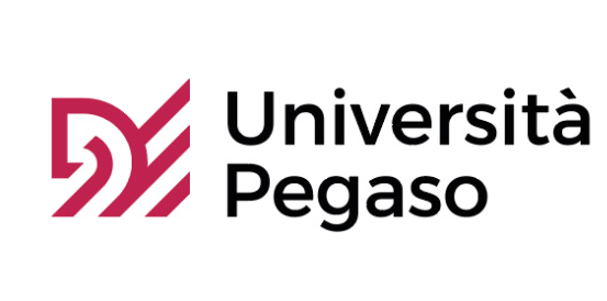 Logo dell'Università Pegaso, con l'emblema stilizzato 