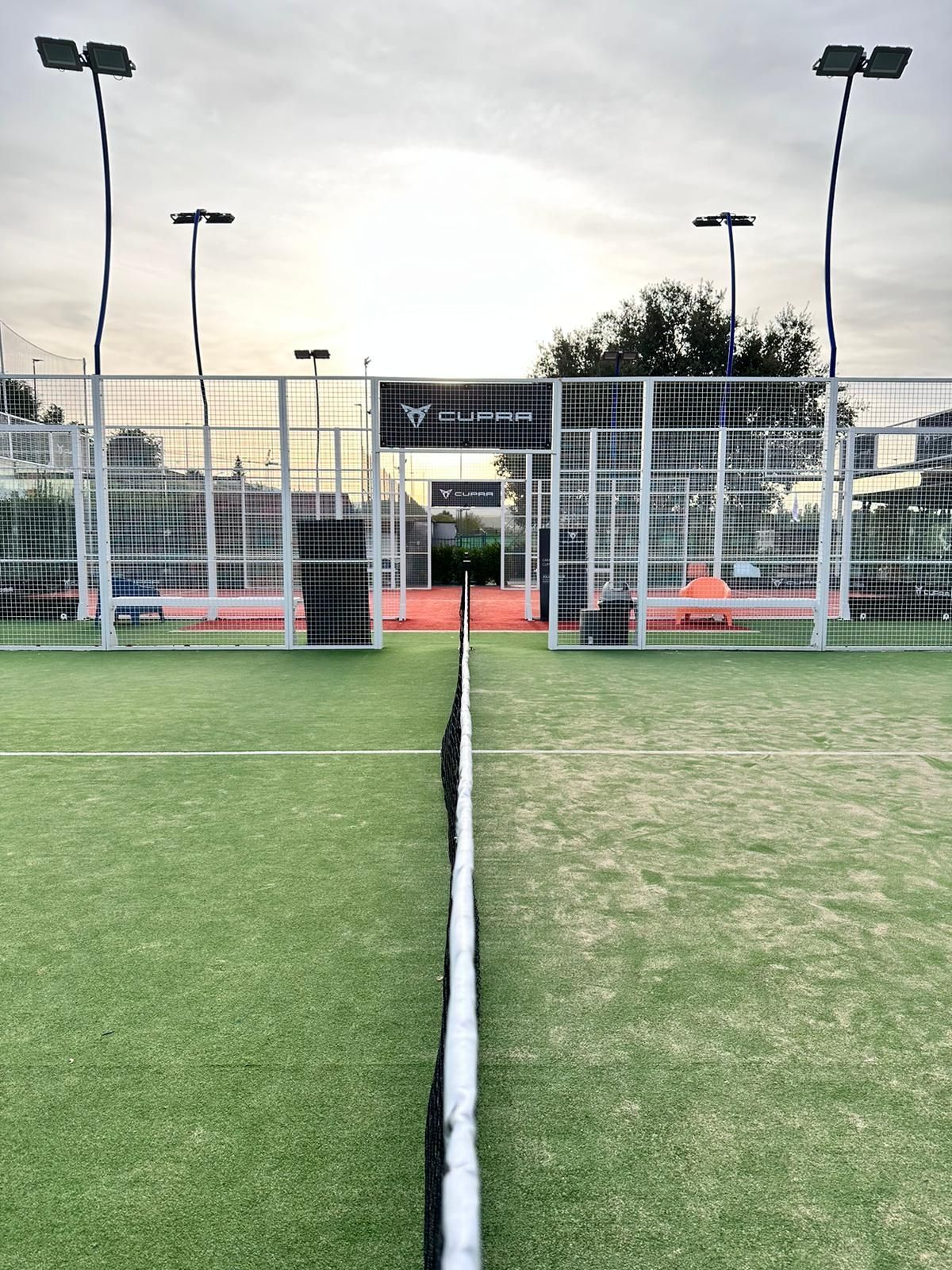 particolare campo da padel