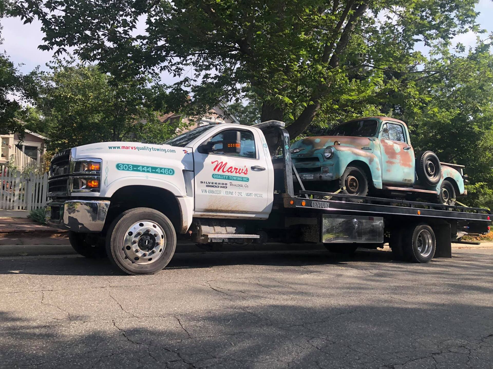 Towing a Broken Car — Boulder, CO — Marv’s Quality Towing Inc