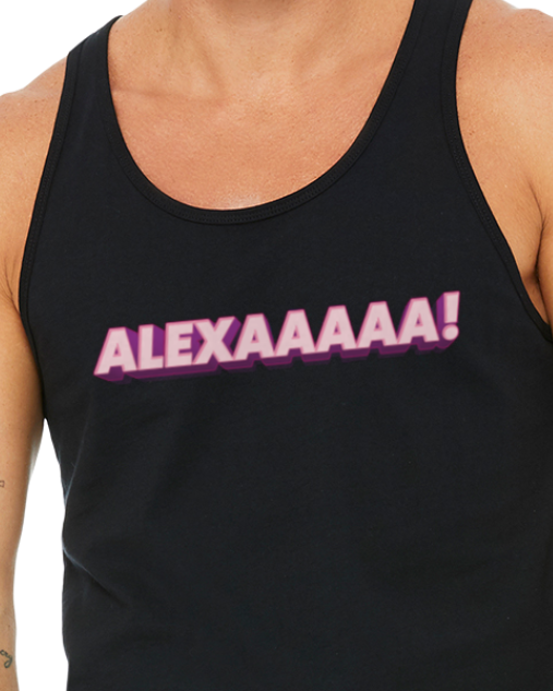 Alexaaaaa De La Cruz Phrase Tank - Black