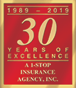 30 Years Of Excellence — Miami, FL — A1 Stop Insurance