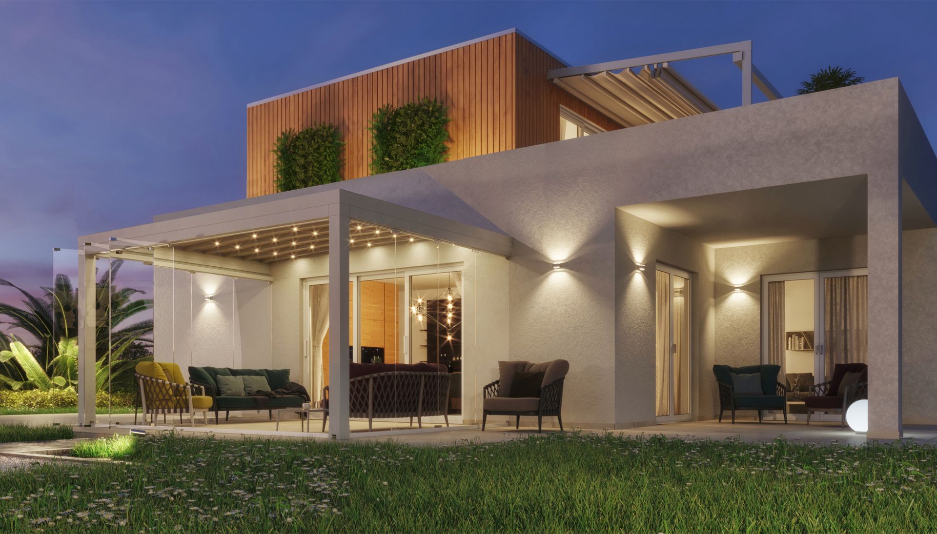 tende  a caduta verticale