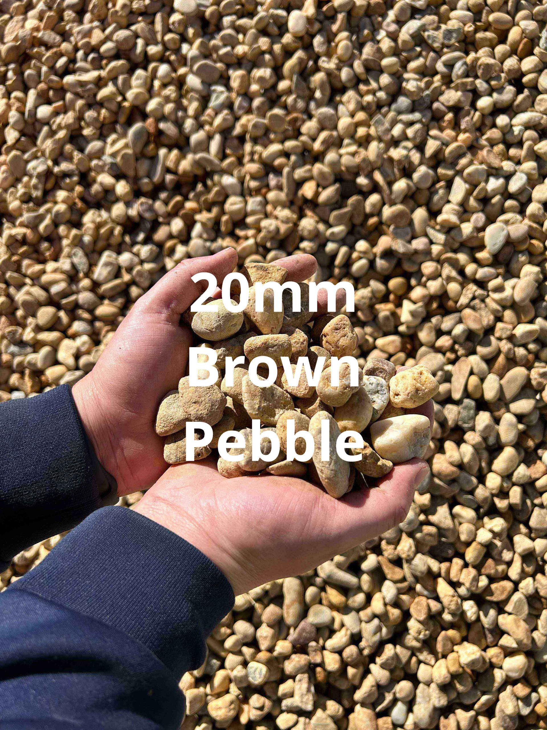 20mm Brown Pebble — Bairnsdale, VIC — T & K Jarvis
