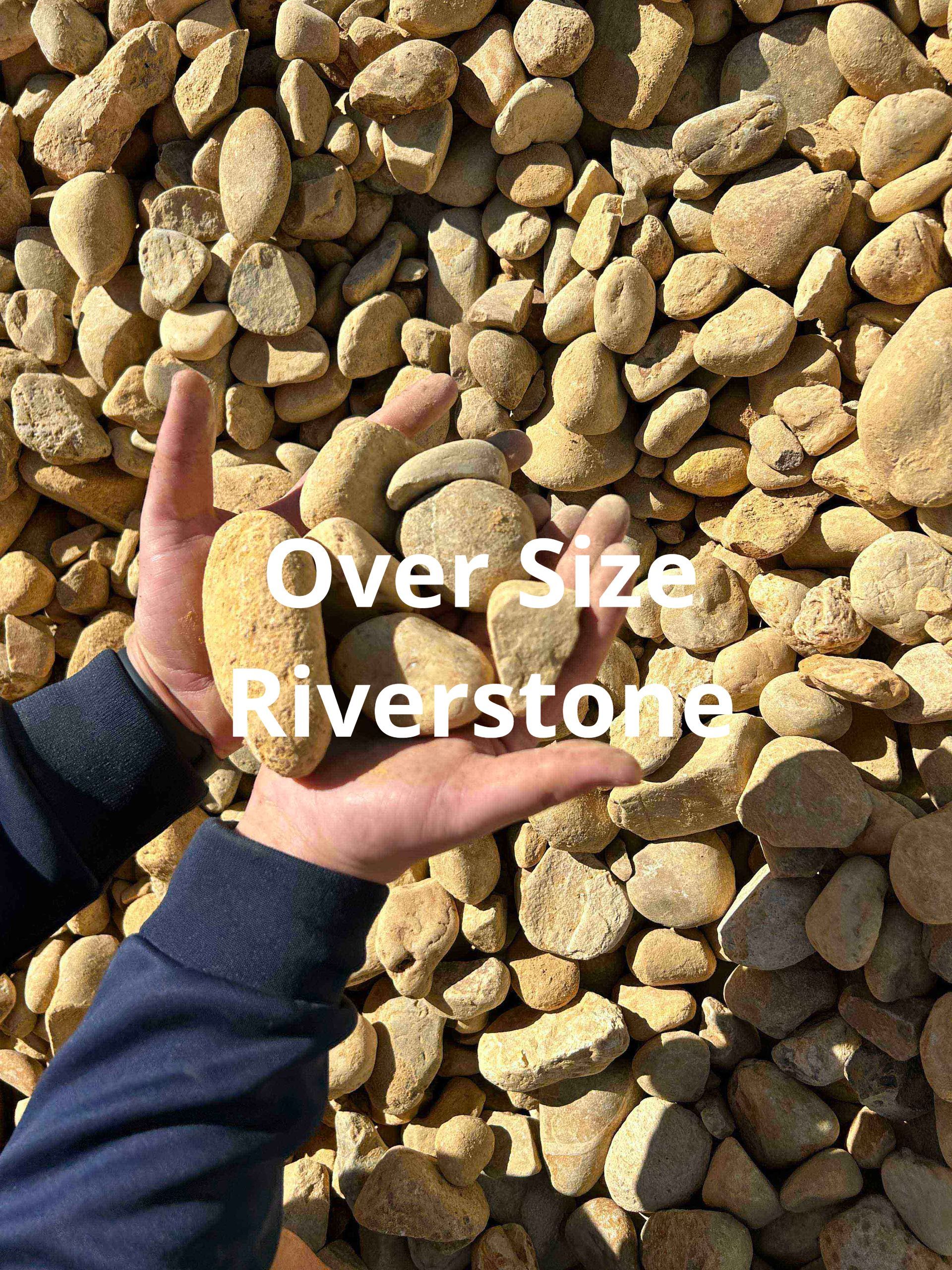 Large Brown River Stone — Bairnsdale, VIC — T & K Jarvis