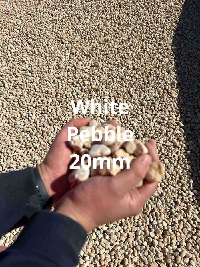 White Pebble 20mm — Bairnsdale, VIC — T & K Jarvis