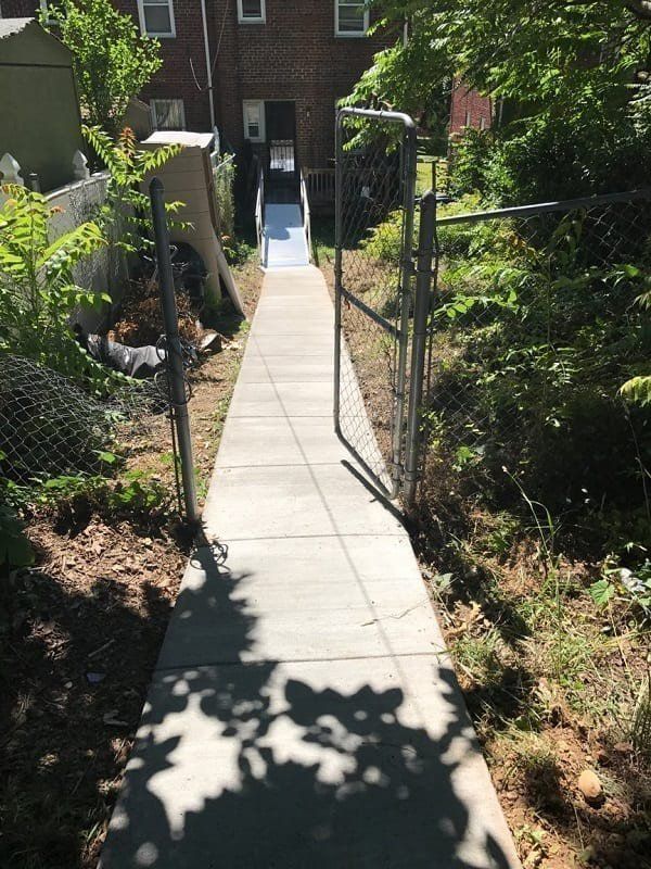 Clean Straight Walkways