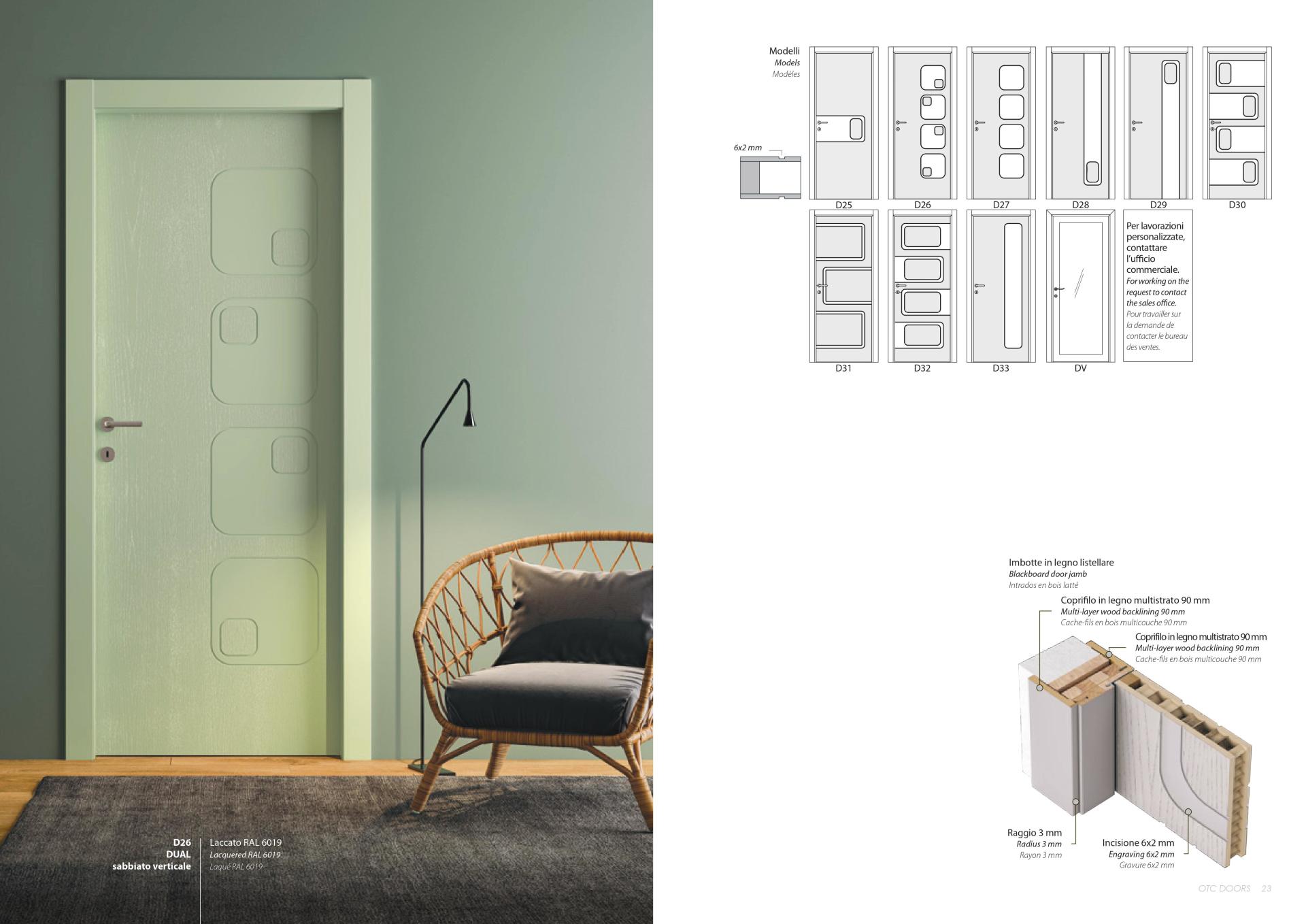 porte decorate Fea Trade Pistoia