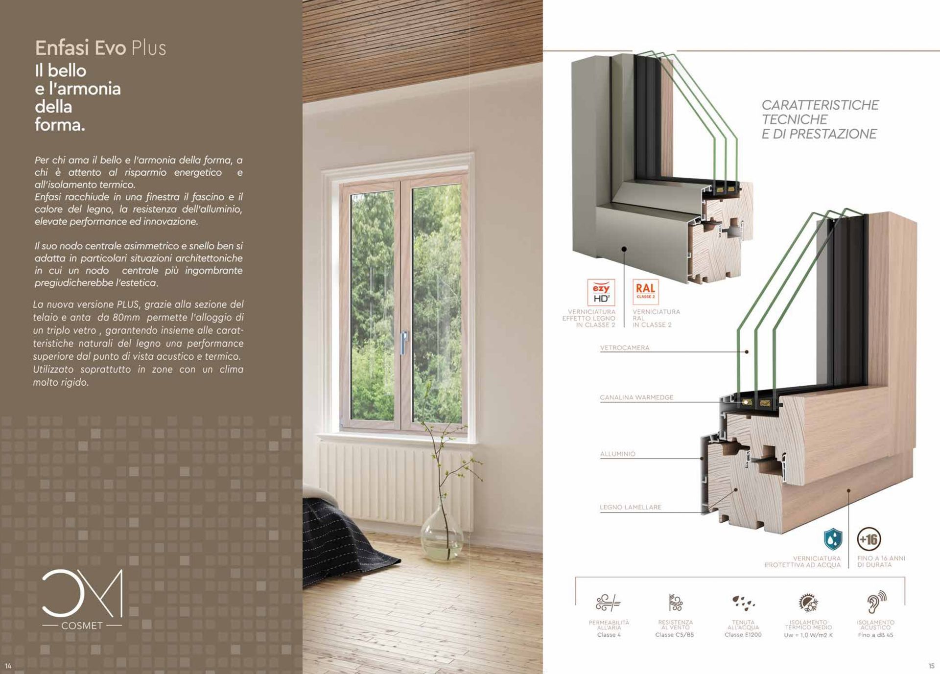 dettagli infisso in legno Fea Trade Pistoia