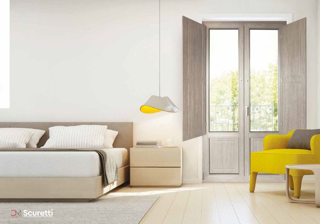 Camera da letto con finestra con persiane Fea Trade Pistoia