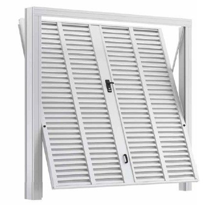 porte da garage in acciaio bianco Fea Trade Pistoia