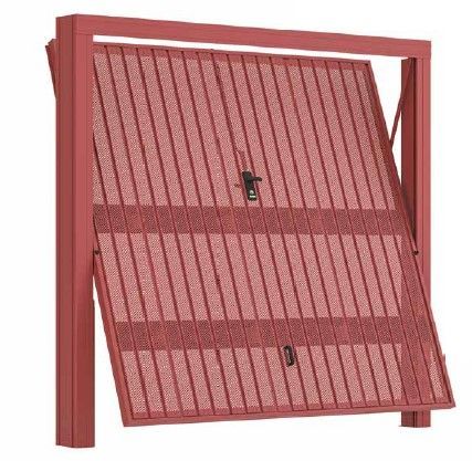 porte da garage in acciaio rosse Fea Trade Pistoia